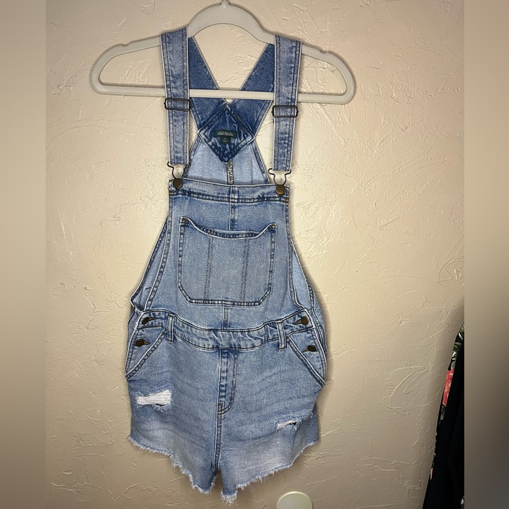 Wild fable DENIM short overalls SZ:M